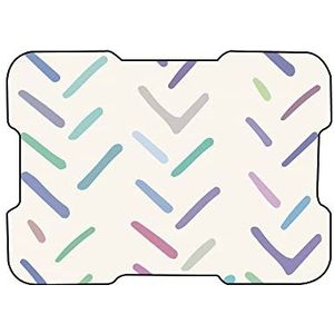 Bonamaison, Digitaal bedrukte muismat, antislip onderkant, voor kantoor en thuis, afmetingen: 22x18 cm