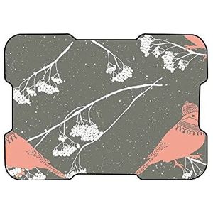 Bonamaison, Muismat met digitale print, antislip onderkant, voor kantoor en thuis, grootte: 22 x 18 cm