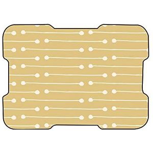 Bonamaison, Muismat met digitale print, antislip onderkant, voor kantoor en thuis, grootte: 22 x 18 cm
