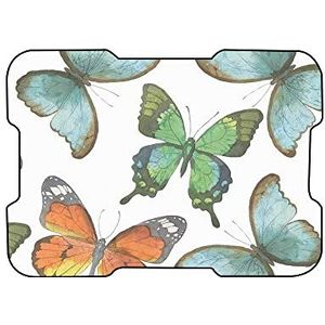Bonamaison, Digitale bedrukte muismat, antislip onderkant, voor kantoor en thuis, afmetingen: 22x18 cm