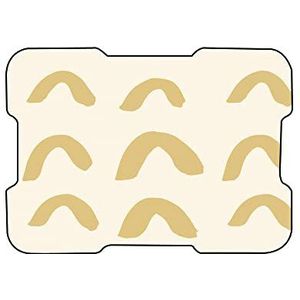 Bonamaison, Digitaal bedrukte muismat, antislip onderkant, voor kantoor en thuis, afmetingen: 22x18 cm