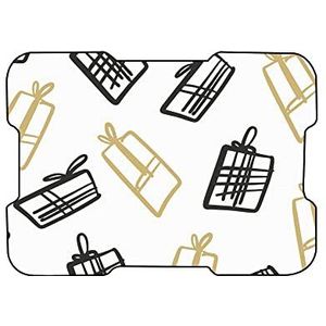 Bonamaison, Digitaal bedrukte muismat, antislip onderkant, voor kantoor en thuis, afmetingen: 22x18 cm