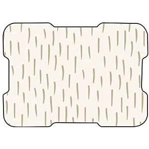 Bonamaison, Digitale bedrukte muismat, antislip onderkant, voor kantoor en thuis, afmetingen: 22x18 cm