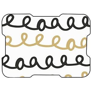 Bonamaison, Muismat met digitale print, antislip onderkant, voor kantoor en thuis, grootte: 22 x 18 cm