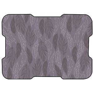 Bonamaison, Digitaal bedrukte muismat, antislip onderkant, voor kantoor en thuis, afmetingen: 22x18 cm