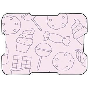 Bonamaison, Digitaal bedrukte muismat, antislip onderkant, voor kantoor en thuis, afmetingen: 22x18 cm