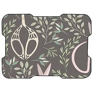 Bonamaison, Digitaal bedrukte muismat, antislip onderkant, voor kantoor en thuis, afmetingen: 22x18 cm
