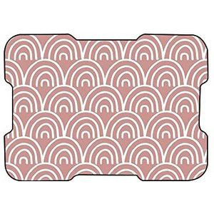 Bonamaison, Digitaal bedrukte muismat, antislip onderkant, voor kantoor en thuis, afmetingen: 22x18 cm