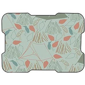 Bonamaison, Muismat met digitale print, antislip onderkant, voor kantoor en thuis, grootte: 22 x 18 cm