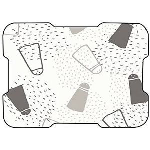 Bonamaison, Muismat met digitale print, antislip onderkant, voor kantoor en thuis, grootte: 22 x 18 cm