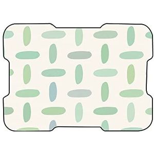 Bonamaison, Digitale bedrukte muismat, antislip onderkant, voor kantoor en thuis, afmetingen: 22x18 cm