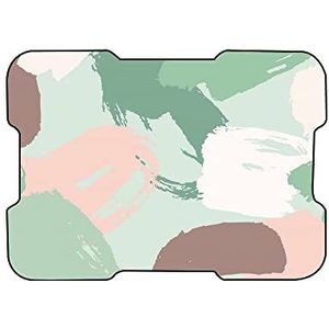 Bonamaison, Digitale bedrukte muismat, antislip onderkant, voor kantoor en thuis, afmetingen: 22x18 cm
