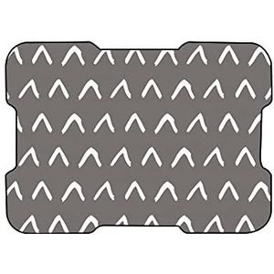 Bonamaison, Digitaal bedrukte muismat, antislip onderkant, voor kantoor en thuis, afmetingen: 22x18 cm