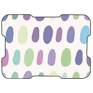 Bonamaison, Muismat met digitale print, antislip onderkant, voor kantoor en thuis, grootte: 22 x 18 cm