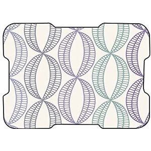 Bonamaison, Muismat met digitale print, antislip onderkant, voor kantoor en thuis, grootte: 22 x 18 cm