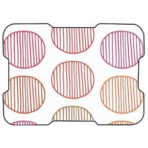 Bonamaison, Digitaal bedrukte muismat, antislip onderkant, voor kantoor en thuis, afmetingen: 22x18 cm