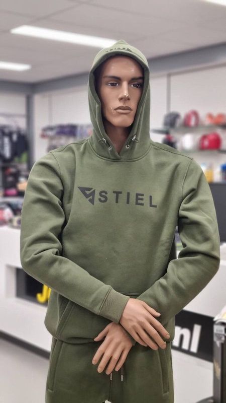 Stiel - CottonFit - Trainingspak - Legergroen - Katoen