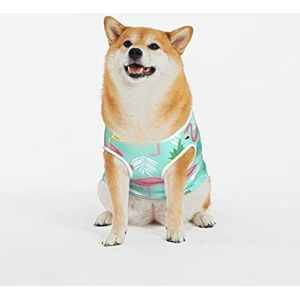 Roze Flamingo Ananas Gedrukt Hond Shirt Leuke Huisdier Kleding Zomer Kat Kleding Nieuwigheid Kat Hond Vest Ademend Grappige Hond Kleding Voor Huisdieren Honden Katten