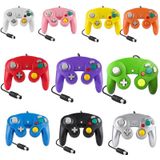 2 PCS Single Point Vibrating Controller Wired Game Controller voor Nintendo NGC / Wii  productkleur: groen