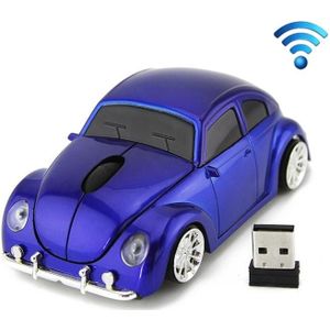 CM0010B 1200 DPI 3-toetsen auto vorm draadloze muis (blauw)