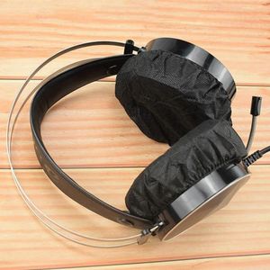 50 paar oortelefoon wegwerp stof cover game headset niet-geweven beschermende hoes (50 paar onafhankelijke (zwart))