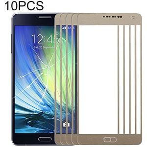 DRCD For Samsung Galaxy A7 (2015) 10 stks Front Screen Outer Glas Lens TTYHH (Color : Gold)