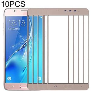 DRCD For Samsung Galaxy J7 Max 10 stks Front Screen Outer Glas Lens TTYHK (Color : Gold)