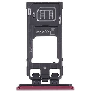BMSD TTYKK SIM-kaartlade + SIM-kaartlade/Micro SD-kaartlade Voor Sony Xperia 5 (Color : Red)