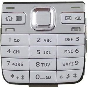 BMSD ATYJJ Toetsenborden Voor mobiele telefoons Behuizing met menuknoppen/druktoetsen Voor Nokia E52 (zwart) (Color : White)