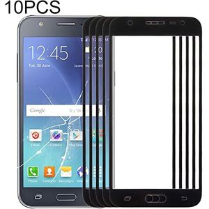 TYXNC voor Samsung Galaxy J7 / J700 10 stuks voorscherm buitenste glazen lens TTYHH (Color : Black)