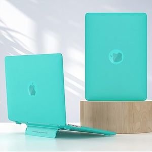 Tabletbescherming Laptop plastic harde schaal compatibel met MacBook Air 13 inch (2018-2021, M1) (model: A1932,A2179,A2337), laptopstandaard beschermhoes tabletaccessoire (Color : Copper Green)