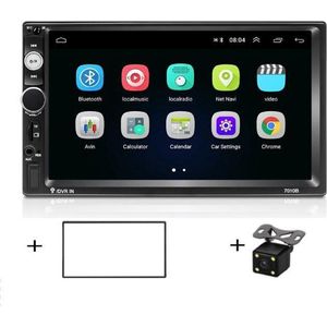 Boscer® Autoradio 2 Din universeel - Android 12 - Navigatiesysteem - 2+32GB - 7' HD scherm - Achteruitrijcamera