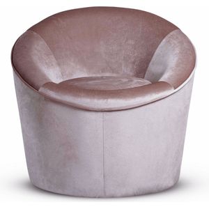 Kinderfauteuil Lowen Junior Noofie Design - Oud Roze (Kids stoel / Kinderstoel / kinderzetel / velvet / velours)