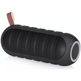 NewRixing NR-3025 TWS Outdoor Portable Splashproof Bluetooth Speaker with Flashlight Function(Black)