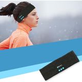 Bluetooth Headset Sport Hoofdband Outdoor Running Yoga Sweat-Absorbent Headscarf  Kleur: Donkergrijs