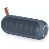 NewRixing NR-3025 TWS Outdoor Portable Splashproof Bluetooth Speaker with Flashlight Function(Blue)