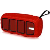 Newrixing NR-5018 Outdoor Draagbare Bluetooth-luidspreker  ondersteuning Handsfree Call / TF-kaart / FM / U-schijf (rood + zwart)