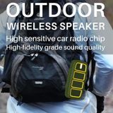 Newrixing NR-5018 Outdoor Draagbare Bluetooth-luidspreker  ondersteuning Handsfree Call / TF-kaart / FM / U-schijf (rood + zwart)