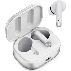 Original Nokia E3511 TWS ANC Noise Reduction Touch Bluetooth Earphone with Charging Compartment(White)
