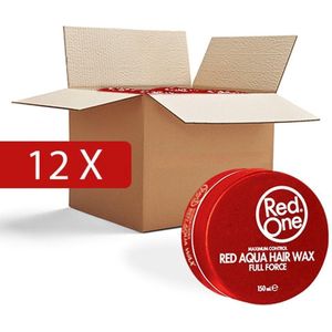 Red one Red Hair Wax| Haarwax| Haargel| Gel| Aqua wax| Rood Aqua haarwax| 12 stuks| 12 pieces