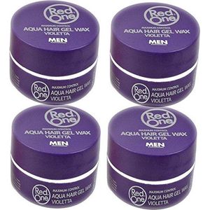 Red one Violet Hair Wax| Haarwax| Haargel| Gel| Aqua wax| Violetta Aqua haarwax| 4 stuks| 4 pieces