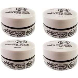 Red one Bright White Hair Wax| Haarwax| Haargel| Gel| Aqua wax| Witte Aqua haarwax| 4 stuks| 4 pieces