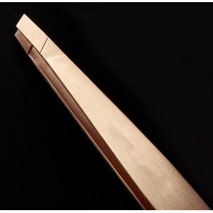 Professionele Roze Pincet| RVS Pincet| Epileer Pincet| Eyebrow Tweezer | Wenkbrauwen Epileren| Professional Beauty Tool | Rose Goud Tweezer | 3 stuks