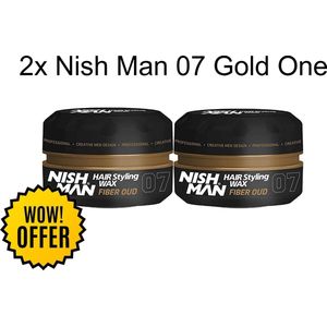Nishman- Hair Wax- 07 Gold One 2 stuks