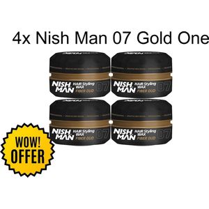 Nishman- Hair Wax- 07 Gold One 4 stuks