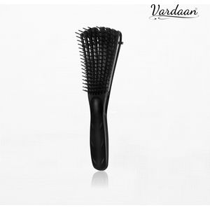 Anti Klit Haarborstel - Zwart - Vardaan - Detangler Brush - Haarborstel Antiklit - Haarborstel - Kam voor Krullen - Kroeshaar Borstel - Zwart - Vardaan