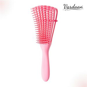 Anti Klit Haarborstel - Roze - Vardaan - Detangler Brush - Haarborstel Antiklit - Haarborstel - Kam voor Krullen - Kroeshaar Borstel - Roze - Vardaan