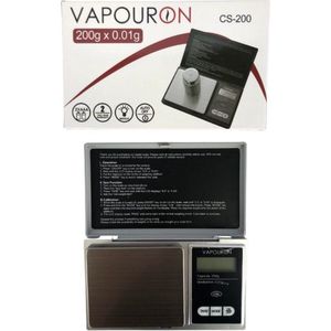 Digitale Mini Weegschaal Op Batterij - 0.01 Tot 200 Gram -  Professionele Pocket Weegschaal - Nauwkeurige Digitale Weegschaal - Keuken Precisie Weegschaal - Sieraden Weegschaal - Juweliers Weegschaal - Tot 200 gram - Inclusief 2 AAA Batterijen