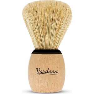 Nekborstel - Natuurlijke Borstelharen - Professionele Nekkwast - Barber Borstel - Kapper Tool - Zachte Nekkwast - 9 cm - Premium Duurzaam Scheerkwast Natural Wood - Klassiek scheerkwast voor mannen en vrouwen - 100% soepel haar