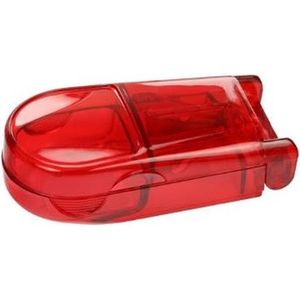 Vardaan Medicijnsnijder - Pillensnijder - Professionele Tabletsplitter - Medicijnen Snijder - Handig Opslagdoosje - Geschenk - Rood